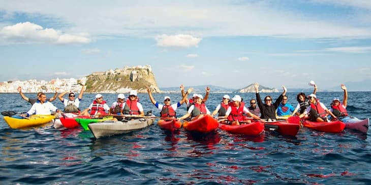 Procida in Kayak